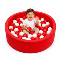 Piscina Redonda Rojo 108 Cm