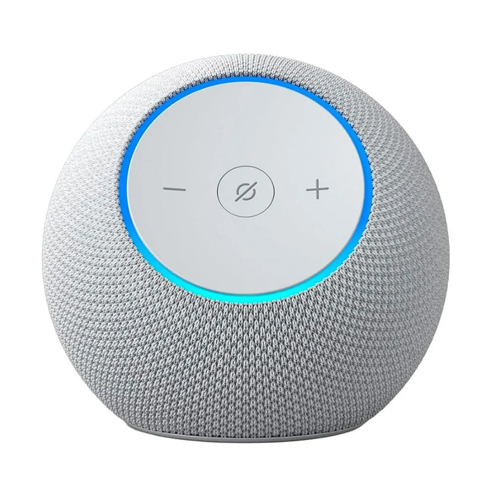 Bocina Inteligente Amazon Echo Dot Max con Alexa Sonido Envolvente Color Blanco