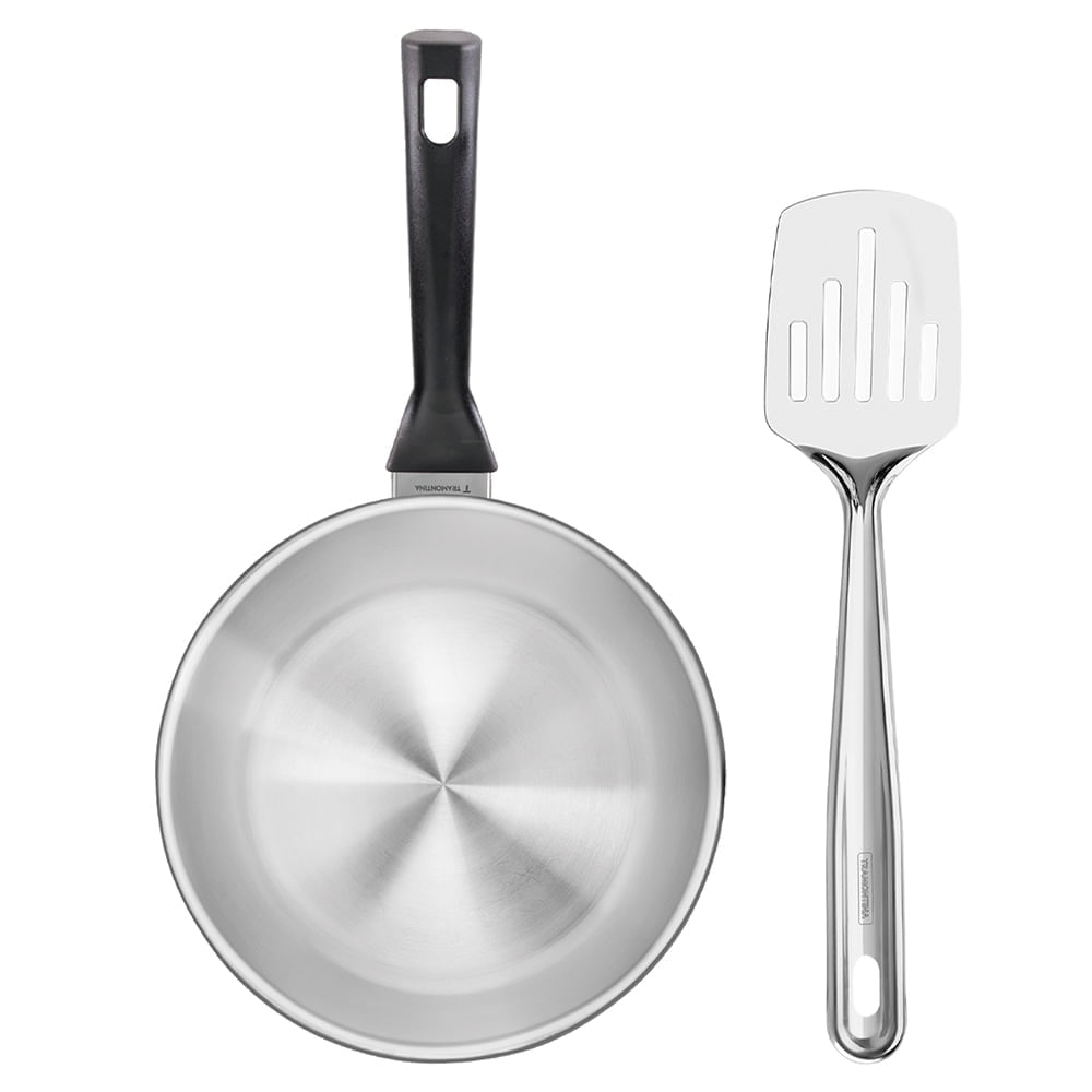 Sartén TRAMONTINA Brava 20cm + Espátula