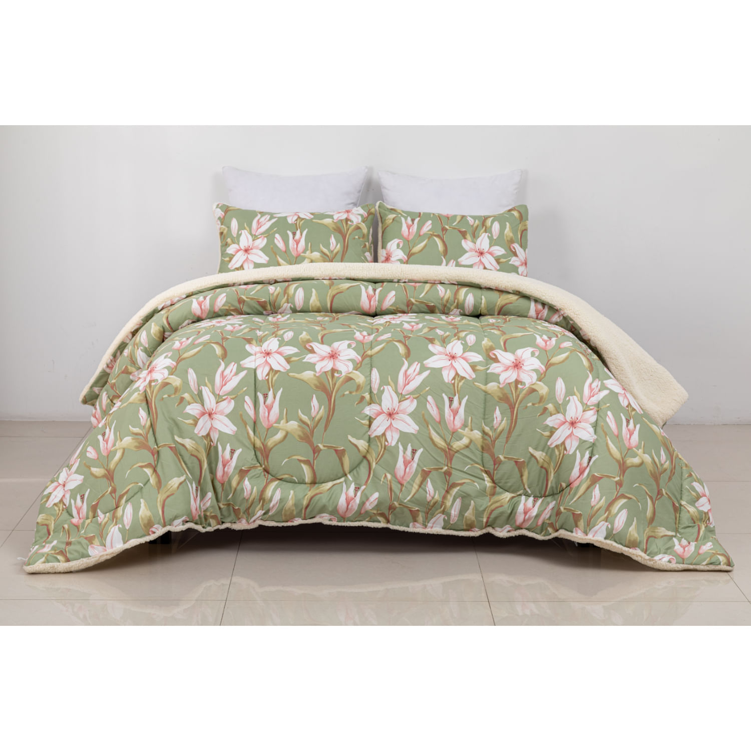Edredon Oi26 Print Sherpa Botanical