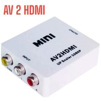 Convertidor RCA a HDMI Video Full HD AV2HDMI Entrada AV Salida HDMI
