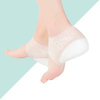 Plantillas Elevadoras de Estatura 3cm Protector de Talón Silicona Gel Invisible