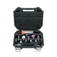 Kit de mini esmeriladora 14 con estuche plástico TRUPER 16887