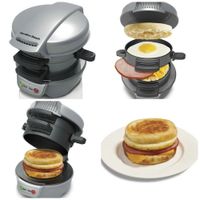 Máquina de Hamburguesas Panini para el Hogar Sandwichera Electrica