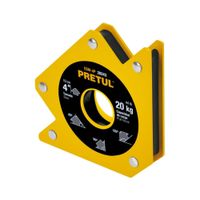 Escuadra magnética para soldar de 4 carga 20 kg PRETUL 28243