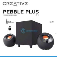 PARLANTE CREATIVE PEBBLE PLUS 2.1 USB BLACK