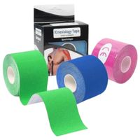 Cinta kinesiologica 5m X 5cm Soporte para Atleticos