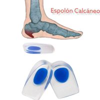 Talonera Plantilla De SIlicona Gel Flexible Para Espolon Calcaneo