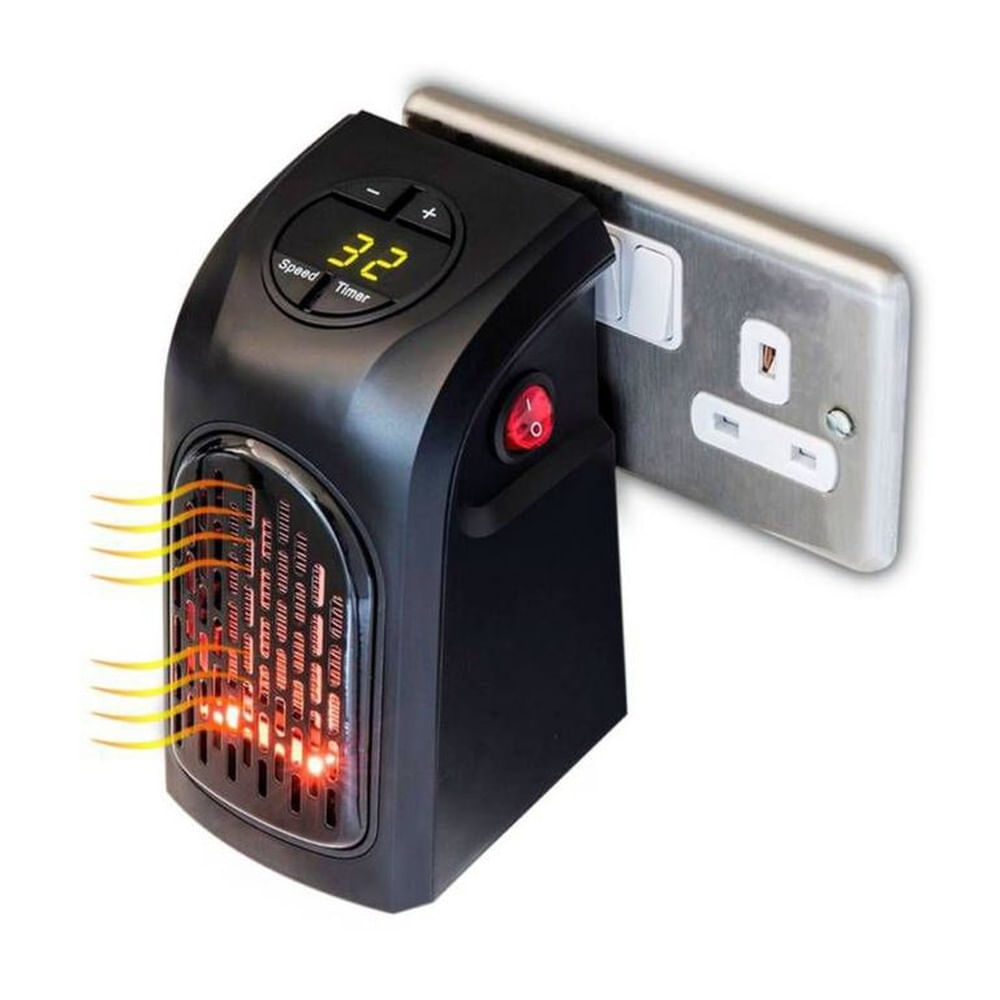 Mini Calefactor 400W Con Control Regula Hasta 32ºC