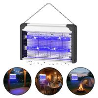 Equipo Mata Moscas Profesional con Luz UV-A - Insectocutor de Aluminio para Hogar