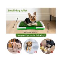 Césped Sintético Baño para Cachorros y Perros Pequeños - Inodoro Lavable y Portátil