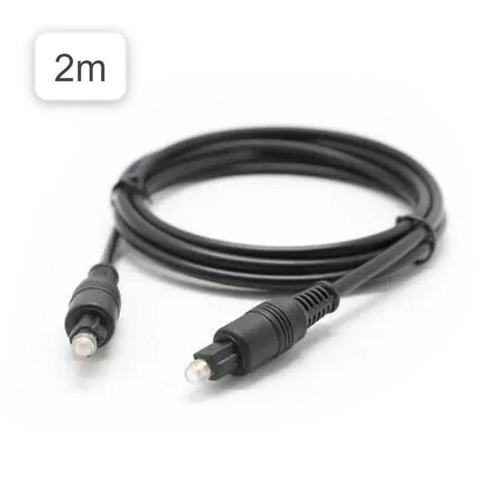 Cable Audio Digital Fibra Optica 2m metros Macho para DVD PS4 Xbox 360