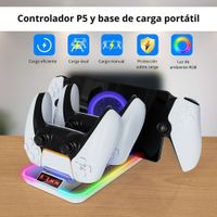 Estación de Carga RGB para Mandos PS5 y Portal PS YZC-504