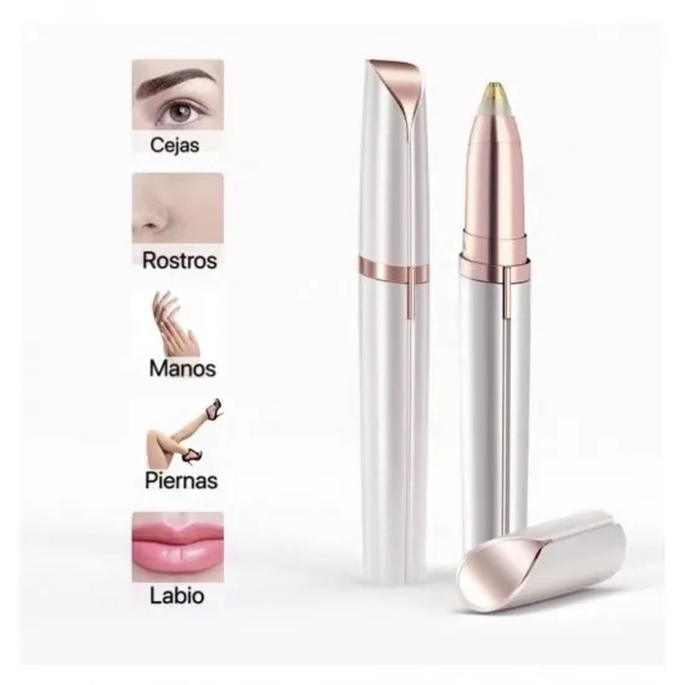 Depilador de Cejas Portatil de Vellos Tipo Labial de Cartera