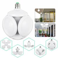 Bombillo de 40Watts Luz Blanca Lampara LED Plegable de Techo