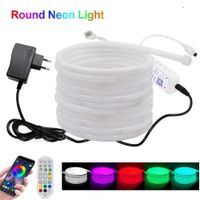 Tira Led Neon 5050 Rgb Bluetooth 5m Luces Led Flexibles