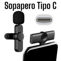 Micrófono Inalámbrico Solapero TIPO C para Celular Smartphone