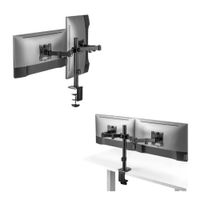 Soporte de escritorio 17 A 30 Pulgadas Rack Para 2 Monitores de acero