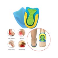 Media Plantilla de Silicona para Fascitis Plantar y Amortiguación de Impacto