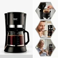 Cafetera de Goteo Compacta 680W Acero y Vidrio - Preparado Rápido y Fácil