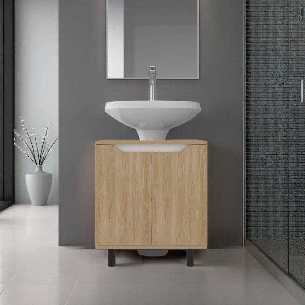 Mueble Para Lavamanos Marlo Fresno Blanco