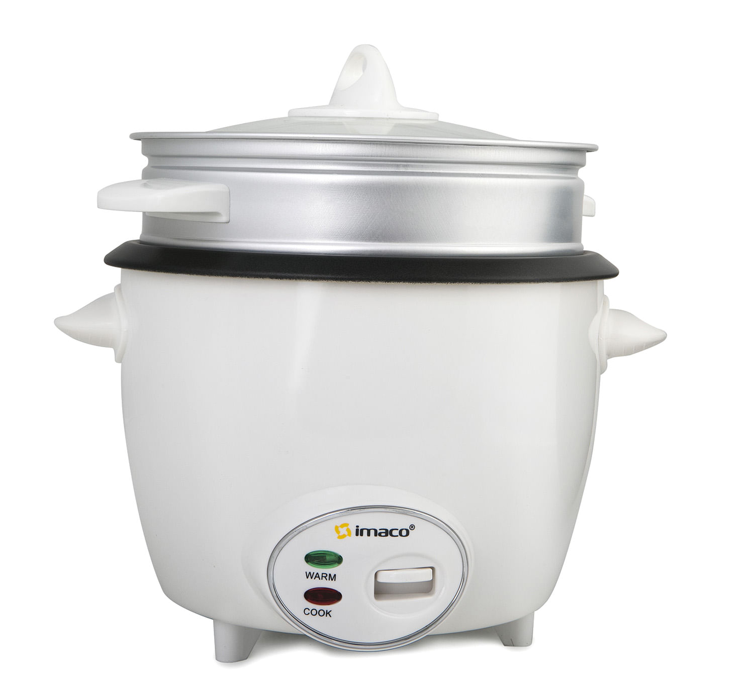 Olla arrocera blanca 1.5l vap exterior imaco rc15ve