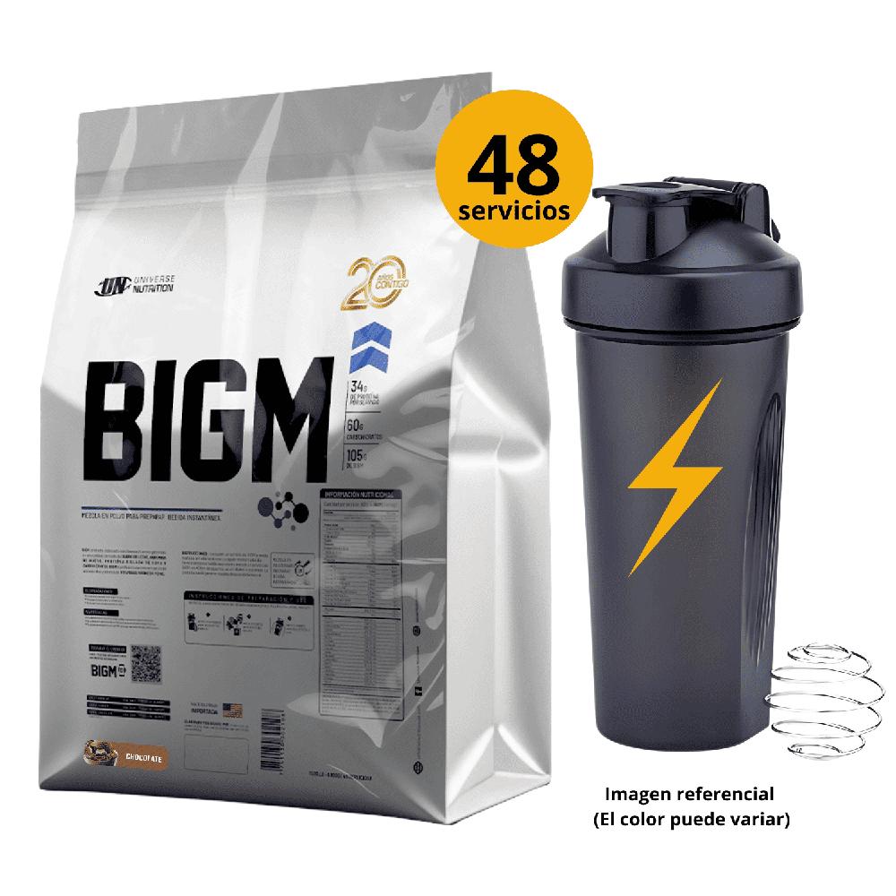 BigM 5kg Chocolate Ganador de masa Universe Nutrition Shaker