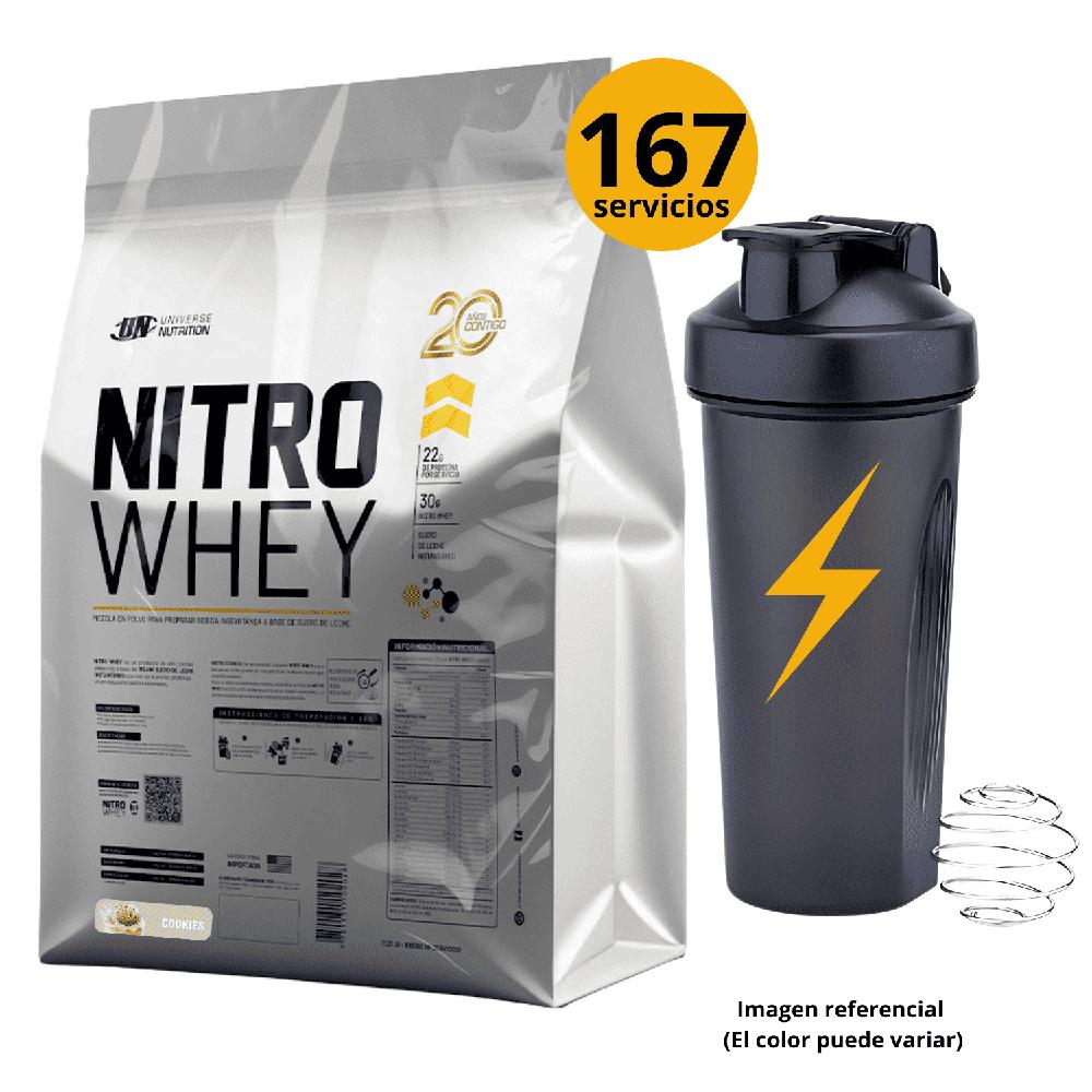 Proteína Nitro Whey 5kg Galleta Universe Nutrition Y Shaker