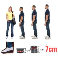 Plantillas Crece Estatura 7cm Elevate Shoes - Ajustables con Cápsula de Aire