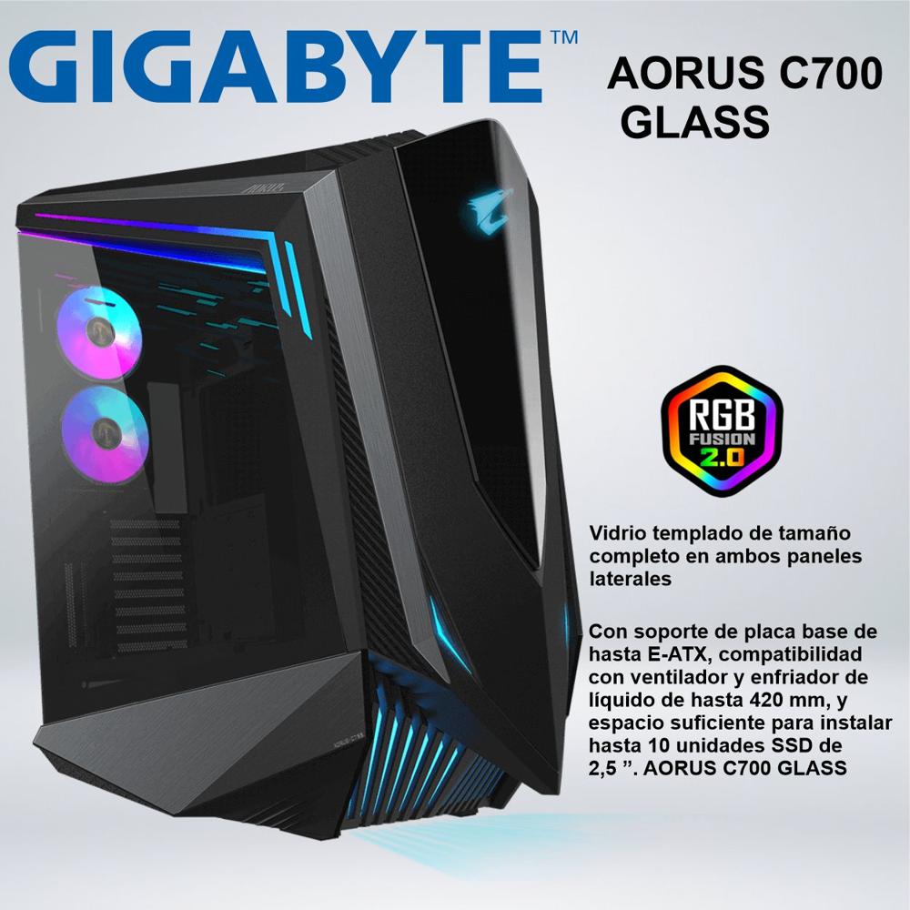 CASE FULL TOWER GIGABYTE AORUS C700 GLASS ARGB