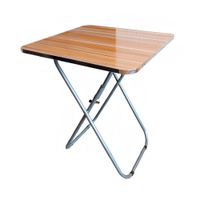 Mesa Plegable Cuadrada 70cm x 60cm x 60cm Picnic o Terraza