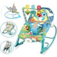 Silla Mecedora Vibradora Musical Rocker Búho