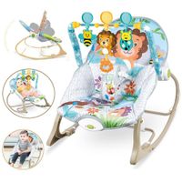 Silla Mecedora Vibradora Musical Rocker León