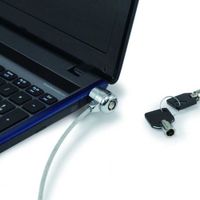 Cadena Cable de Acero con LLAVE Antirrobo para Laptop de Acero 110cm