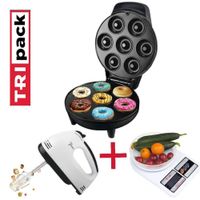 Tripack Repostero Máquina 7Donas + Batidora + Balanza Repostera