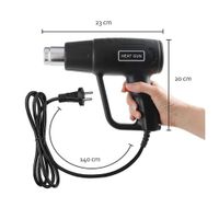 Pistola de Calor de Viento de Aire Caliente de Doble Temperatura 2000W
