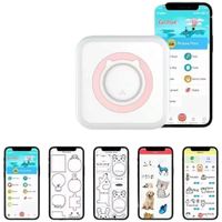 Impresora de Bolsillo Bluetooth Portátil Con App Para Celular iOSAndroid