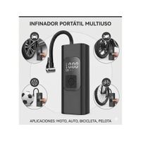 Compresor de Aire Inteligente Portátil - Inflador Eléctrico Multiuso para Bicicletas y Pelotas
