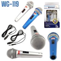 Par Micrófonos Profesionales Unidireccional con dos Cables de 2,5 m