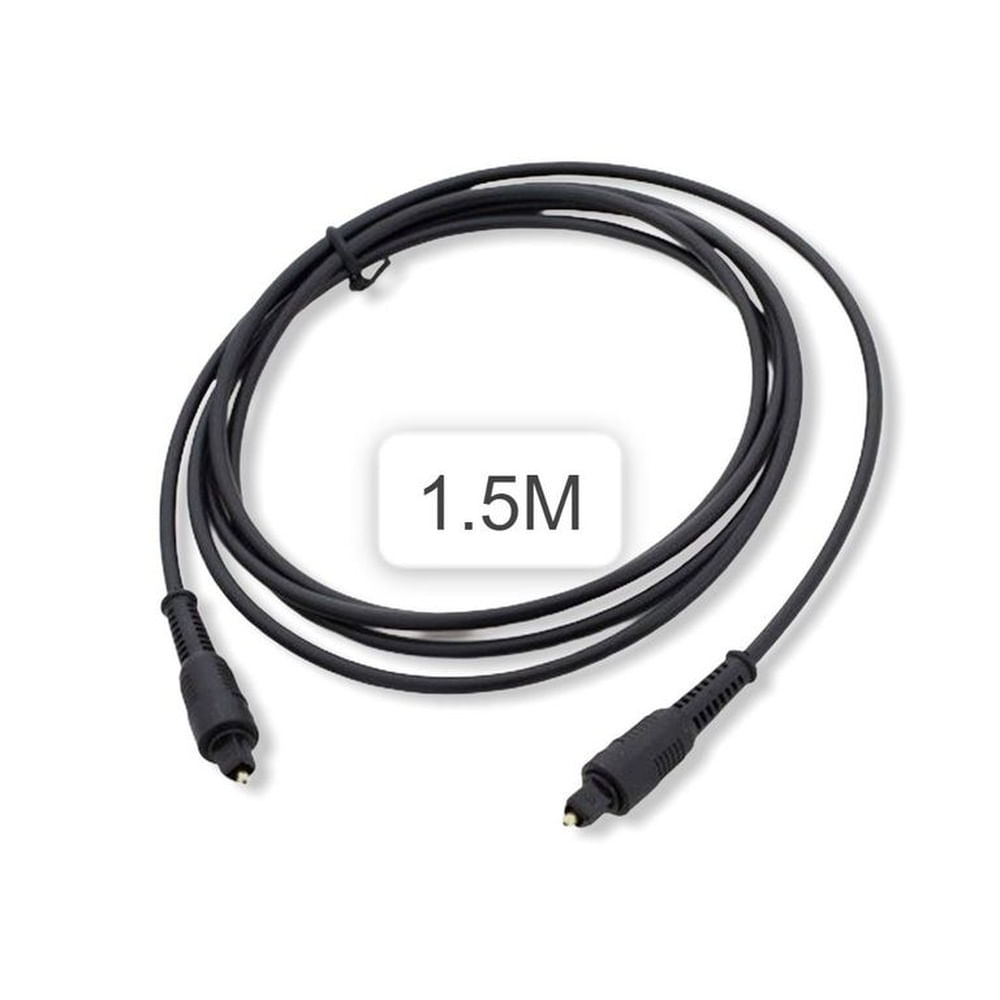 Cable Audio Digital Fibra Optica 150cm metros Macho  DVD PS4 Xbox 360