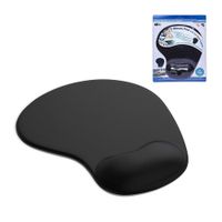 x2 Pad Mouse Ergonómico con Almohadilla de Gel Descansa Muñecas Negro