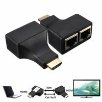 Adaptador HDMI Extensor de Cable de Red RJ45 hasta 30metros