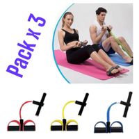 PACK 3Ligas Tummy Trimmer Fitness Yoga Ejercitador Pedales