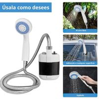 Kit de Ducha Portátil Recargable Multiuso para Camping y Mascotas