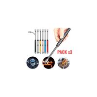 Pack x3 Encendedor Eléctrico de Plasma - Flexible, Ecológico y con Indicador de Batería