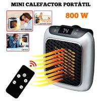 Mini Calefactor Cerámico 800W Para Oficina Y Dormitorio
