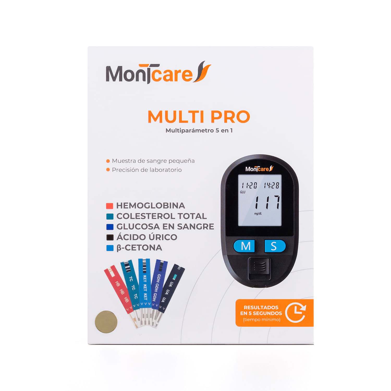 Equipo Multiparámetro 5 En 1 Montcare Multi Pro