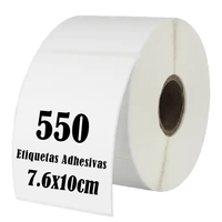 Rollo 550 Etiqueta Termica Termica 7.6x10cm