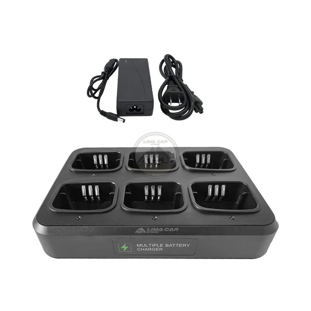 Cargador Múltiple De Batería Para 6 Radios DEP450