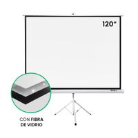 Ecran Evox Portátil de Fribra de Vidrio de 120 Pulgadas con Trípode